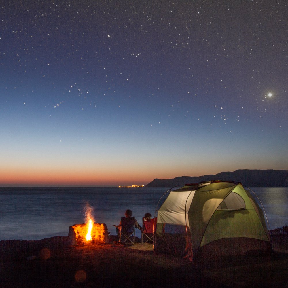 Camping at Mayto beach